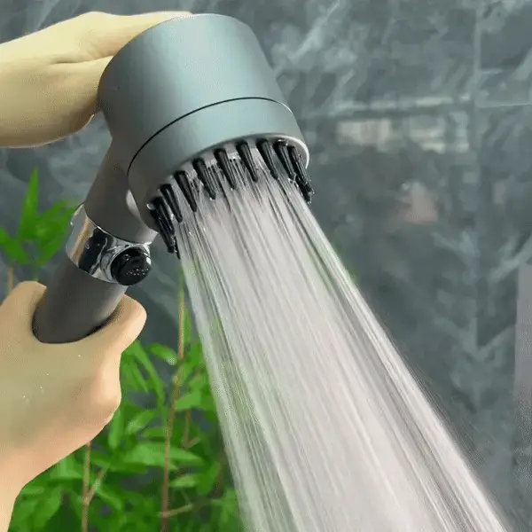 Ducha de alta presión con 3 modos de chorro